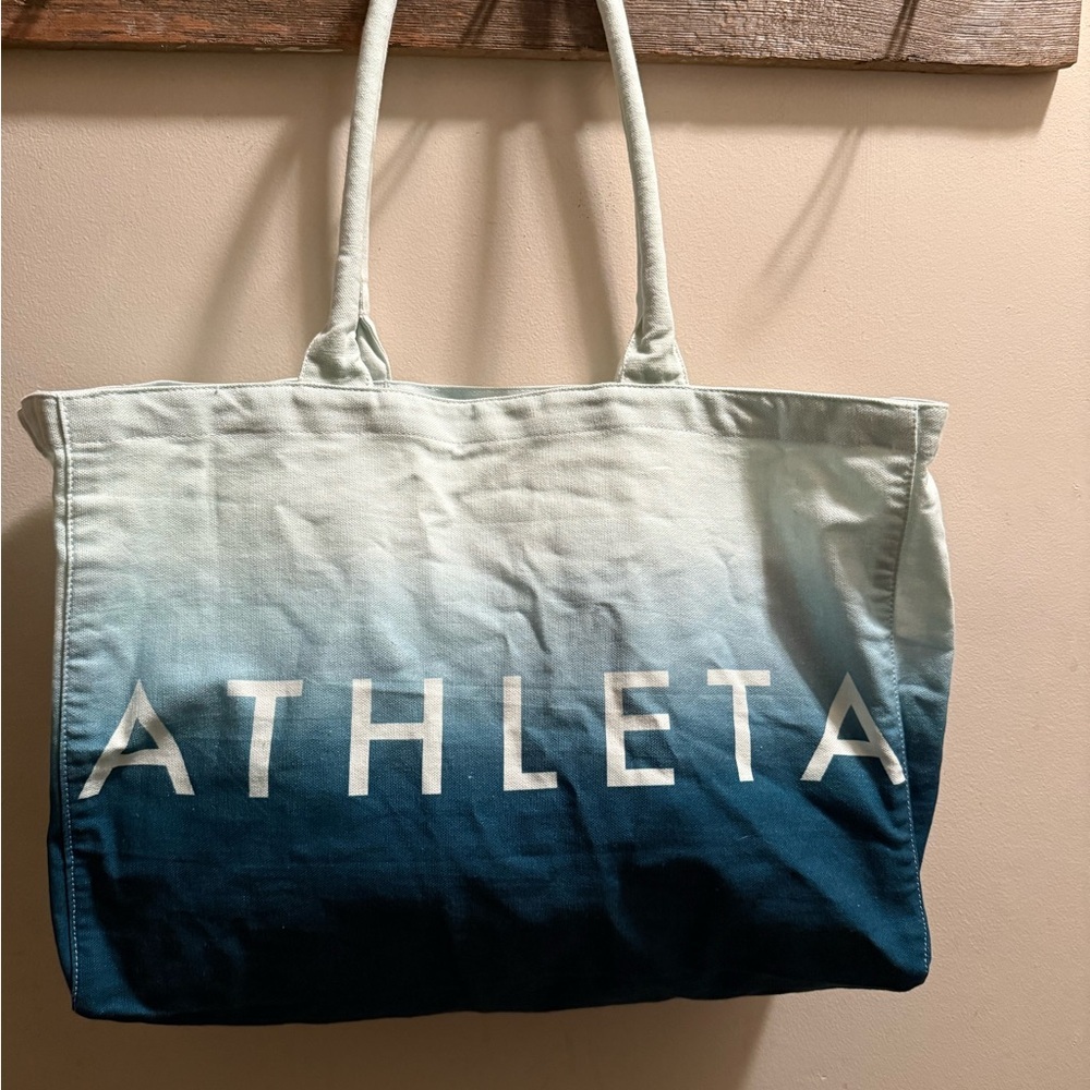 Athleta Gradient Blue Tote Bag